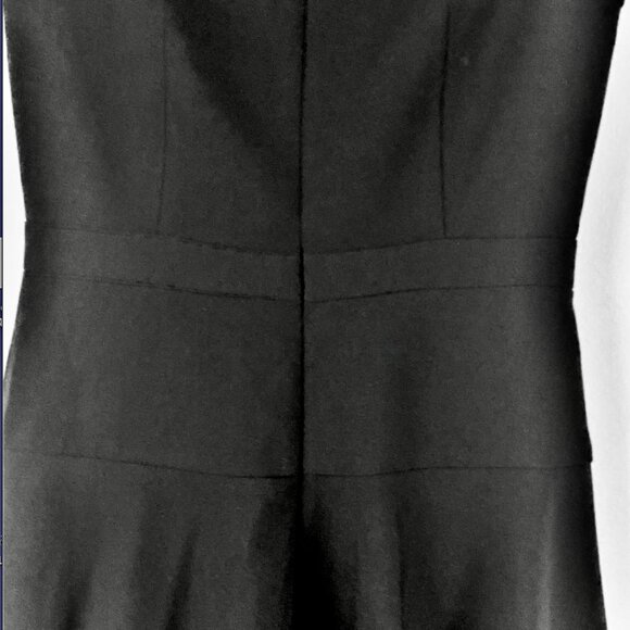 BCBG Maxazria Aynn Fit & Flare Mini Dress Size 6 Sleeveless Cutout Yoke EUC - Picture 5 of 9